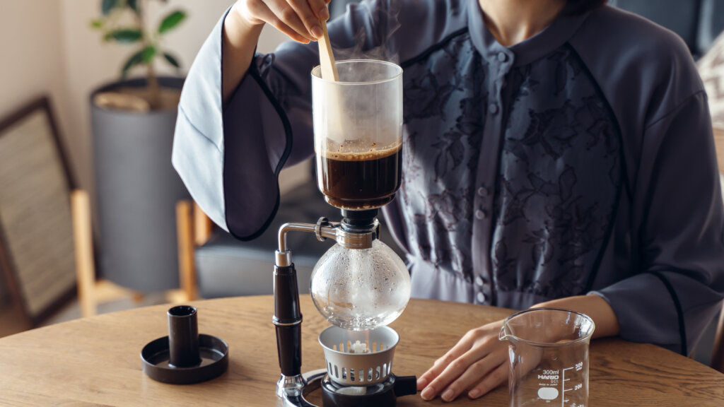 サイズハリオ□サイフォン コーヒーメーカー - 調理器具